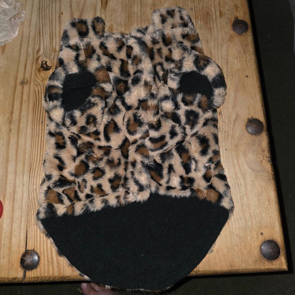RACHEL ZOE SIZE MEDIUM CHEETAH FAUX FUR DOG JACKET